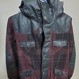 Nikita Snowboard Jacket Red Plaid S